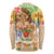 Kawaii Hula Girls Long Sleeve Shirt Aloha Hibiscus Flowers