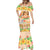 Kawaii Hula Girls Mermaid Dress Aloha Hibiscus Flowers