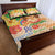 Kawaii Hula Girls Quilt Bed Set Aloha Hibiscus Flowers