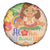 Kawaii Hula Girls Spare Tire Cover Aloha Hibiscus Flowers