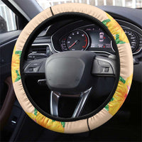 Kawaii Hula Girls Steering Wheel Cover Aloha Hibiscus Flowers LT9 - Polynesian Pride