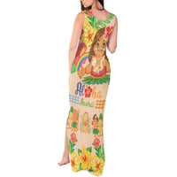 Kawaii Hula Girls Tank Maxi Dress Aloha Hibiscus Flowers LT9 - Polynesian Pride