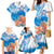 Hibiscus Turtle Tattoo Coral Reef Family Matching Mermaid Dress and Hawaiian Shirt with Polynesian Tribal