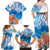 Hibiscus Turtle Tattoo Coral Reef Family Matching Off Shoulder Maxi Dress and Hawaiian Shirt with Polynesian Tribal