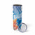 Hibiscus Turtle Tattoo Coral Reef Skinny Tumbler with Polynesian Tribal