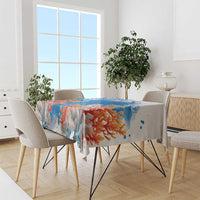 Hibiscus Turtle Tattoo Coral Reef Tablecloth with Polynesian Tribal LT9 - Polynesian Pride