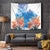 Hibiscus Turtle Tattoo Coral Reef Tapestry with Polynesian Tribal