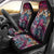 Pacific Hibiscus Tapa Tribal Vintage Car Seat Cover Pink Motif