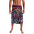 Pacific Hibiscus Tapa Tribal Vintage Lavalava Pink Motif