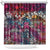 Pacific Hibiscus Tapa Tribal Vintage Shower Curtain Pink Motif