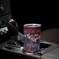 Pacific Hibiscus Tapa Tribal Vintage Tumbler Cup Pink Motif LT9 - Polynesian Pride