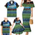 Personalised Fiji Viti Levu Family Matching Mermaid Dress and Hawaiian Shirt Tagimoucia and Tapa Tribal Pattern