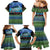 Personalised Fiji Viti Levu Family Matching Mermaid Dress and Hawaiian Shirt Tagimoucia and Tapa Tribal Pattern