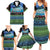 Personalised Fiji Viti Levu Family Matching Summer Maxi Dress and Hawaiian Shirt Tagimoucia and Tapa Tribal Pattern