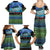 Personalised Fiji Viti Levu Family Matching Summer Maxi Dress and Hawaiian Shirt Tagimoucia and Tapa Tribal Pattern