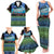 Personalised Fiji Viti Levu Family Matching Tank Maxi Dress and Hawaiian Shirt Tagimoucia and Tapa Tribal Pattern