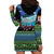 Personalised Fiji Viti Levu Hoodie Dress Tagimoucia and Tapa Tribal Pattern