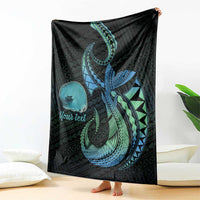 Personalised Hawaii Kure Atoll Blanket Holaniku Coral Reef with Polynesian Tribal LT9 - Polynesian Pride