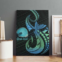 Personalised Hawaii Kure Atoll Canvas Wall Art Holaniku Coral Reef with Polynesian Tribal LT9 - Polynesian Pride
