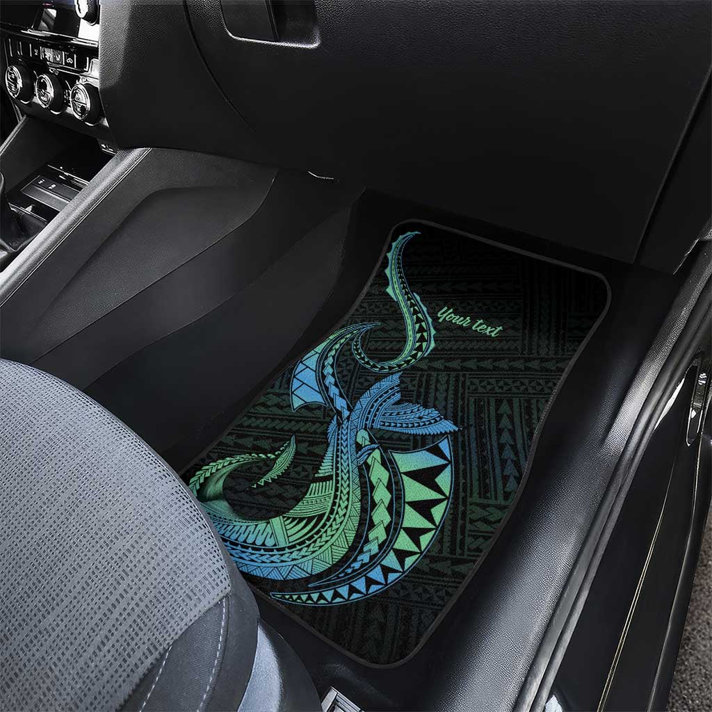 Personalised Hawaii Kure Atoll Car Mats Holaniku Coral Reef with Polynesian Tribal