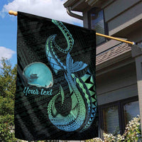 Personalised Hawaii Kure Atoll Garden Flag Holaniku Coral Reef with Polynesian Tribal LT9 - Polynesian Pride
