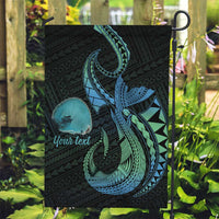 Personalised Hawaii Kure Atoll Garden Flag Holaniku Coral Reef with Polynesian Tribal LT9 Garden Flag Blue - Polynesian Pride