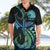 Personalised Hawaii Kure Atoll Hawaiian Shirt Holaniku Coral Reef with Polynesian Tribal