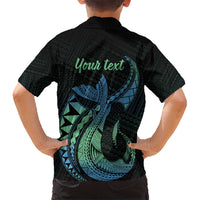 Personalised Hawaii Kure Atoll Hawaiian Shirt Holaniku Coral Reef with Polynesian Tribal LT9 - Polynesian Pride