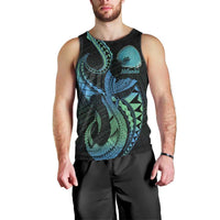 Personalised Hawaii Kure Atoll Men Tank Top Holaniku Coral Reef with Polynesian Tribal LT9 - Polynesian Pride