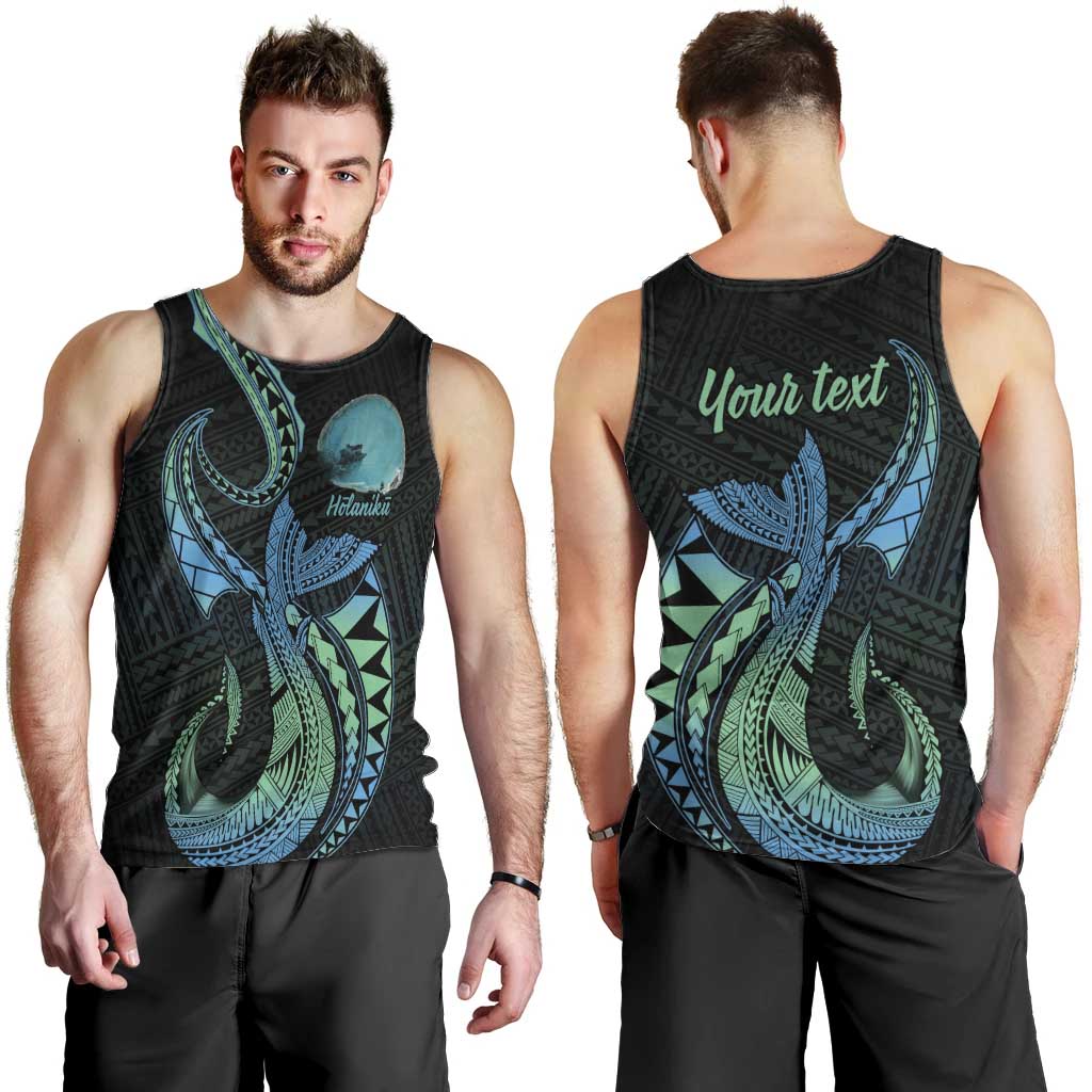 Personalised Hawaii Kure Atoll Men Tank Top Holaniku Coral Reef with Polynesian Tribal LT9 - Polynesian Pride