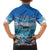 Personalised Palau Kayangel Atoll Kid Hawaiian Shirt Turtle With Coral Reef Under Water