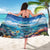 Personalised Palau Kayangel Atoll Sarong Turtle With Coral Reef Under Water