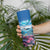 Personalised Palau Kayangel Atoll Skinny Tumbler Turtle With Coral Reef Under Water