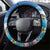 Palau Kayangel Atoll Steering Wheel Cover Turtle With Coral Reef Under Water