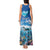 Personalised Palau Kayangel Atoll Tank Maxi Dress Turtle With Coral Reef Under Water