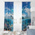 Personalised Palau Kayangel Atoll Window Curtain Turtle With Coral Reef Under Water