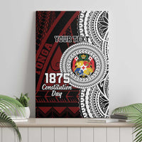 Personalised Tonga Constitution Day 1875 Canvas Wall Art Polynesian Tribal Tattoo LT9 - Polynesian Pride