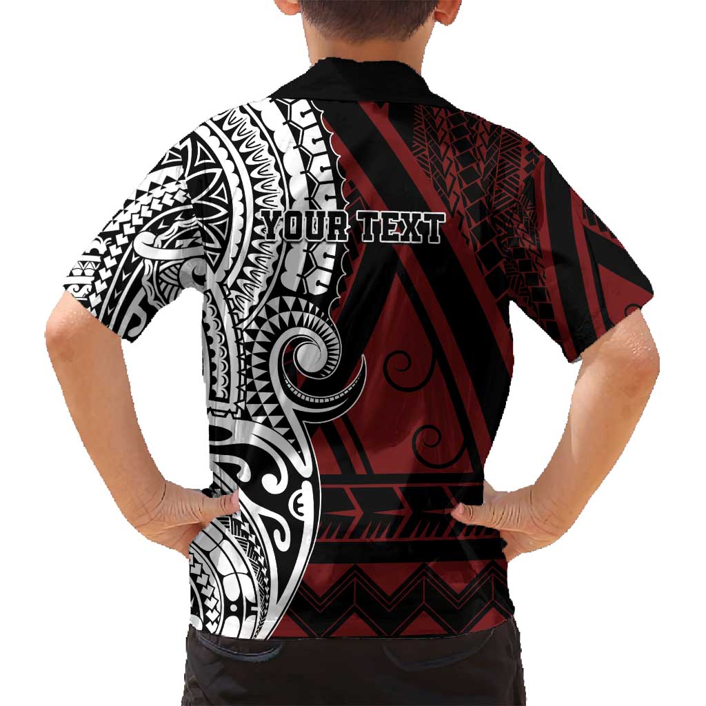 Personalised Tonga Constitution Day 1875 Family Matching Puletasi and Hawaiian Shirt Polynesian Tribal Tattoo LT9 - Polynesian Pride