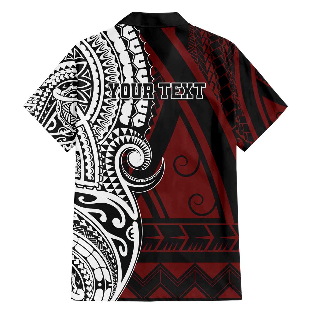 Personalised Tonga Constitution Day 1875 Family Matching Short Sleeve Bodycon Dress and Hawaiian Shirt Polynesian Tribal Tattoo LT9 - Polynesian Pride