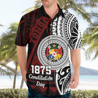 Personalised Tonga Constitution Day 1875 Hawaiian Shirt Polynesian Tribal Tattoo LT9 - Polynesian Pride