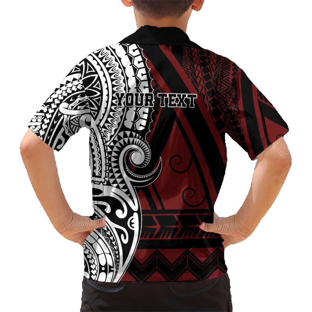 Personalised Tonga Constitution Day 1875 Hawaiian Shirt Polynesian Tribal Tattoo LT9 - Polynesian Pride