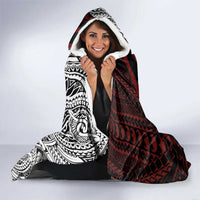 Personalised Tonga Constitution Day 1875 Hooded Blanket Polynesian Tribal Tattoo LT9 - Polynesian Pride