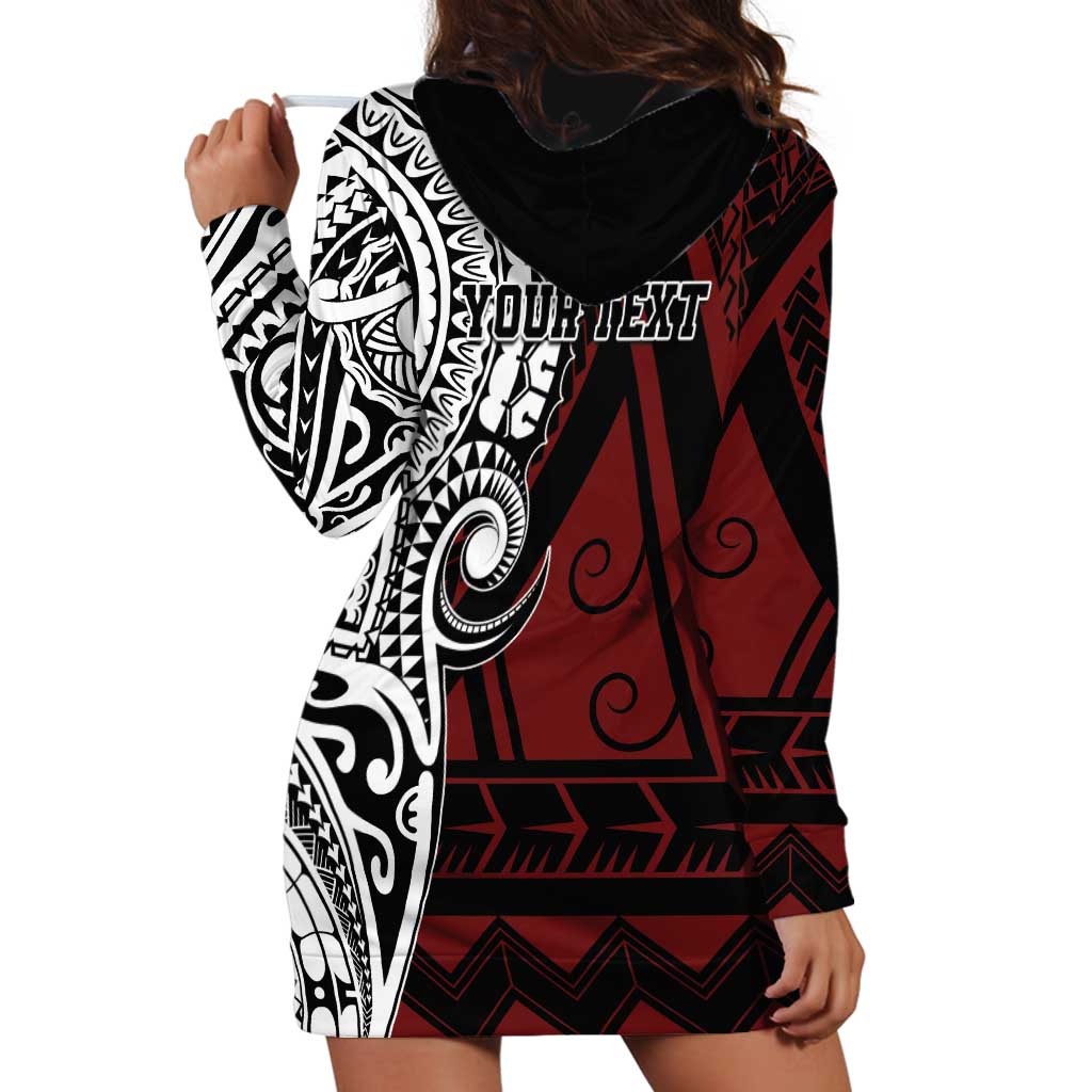 Personalised Tonga Constitution Day 1875 Hoodie Dress Polynesian Tribal Tattoo LT9 - Polynesian Pride