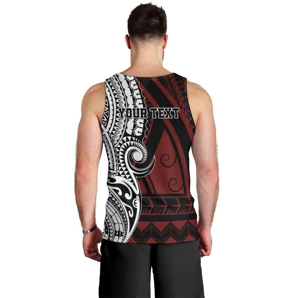 Personalised Tonga Constitution Day 1875 Men Tank Top Polynesian Tribal Tattoo LT9 - Polynesian Pride
