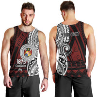 Personalised Tonga Constitution Day 1875 Men Tank Top Polynesian Tribal Tattoo LT9 - Polynesian Pride