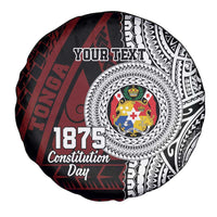 Personalised Tonga Constitution Day 1875 Spare Tire Cover Polynesian Tribal Tattoo LT9 - Polynesian Pride