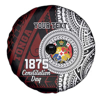Personalised Tonga Constitution Day 1875 Spare Tire Cover Polynesian Tribal Tattoo LT9 - Polynesian Pride