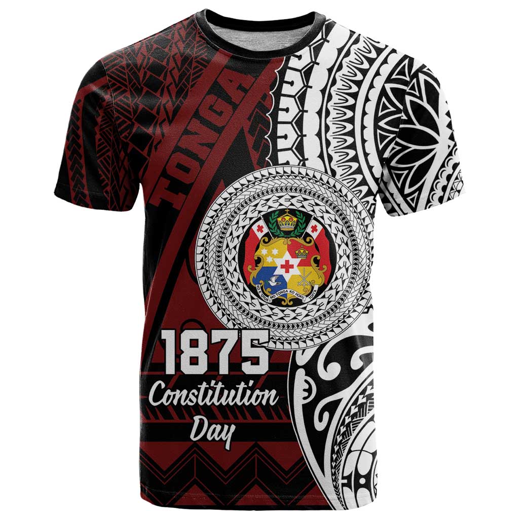 Personalised Tonga Constitution Day 1875 T Shirt Polynesian Tribal Tattoo