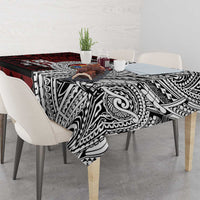 Personalised Tonga Constitution Day 1875 Tablecloth Polynesian Tribal Tattoo LT9 - Polynesian Pride