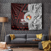 Personalised Tonga Constitution Day 1875 Tapestry Polynesian Tribal Tattoo LT9 - Polynesian Pride